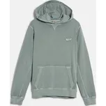 MIKINA WOOLRICH GARMENT DYED HOODIE CHINOIS GREEN