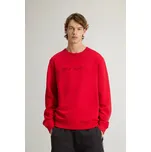 MIKINA WOOLRICH LIGHT FLEECE CREWNECK BARBADOS CHERRY