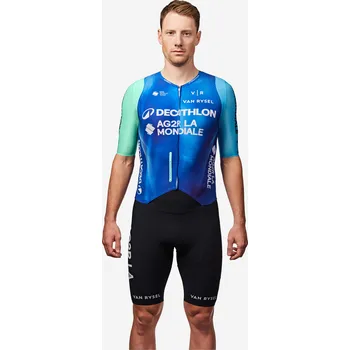 cyklistický dres VAN RYSEL Cyklistická kombinéza RCR oficiální Decathlon AG2R La Mondiale Team XS