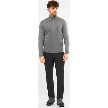 Pánská mikina Pánská celorozepínací mikina Viking Admont šedá 3XL