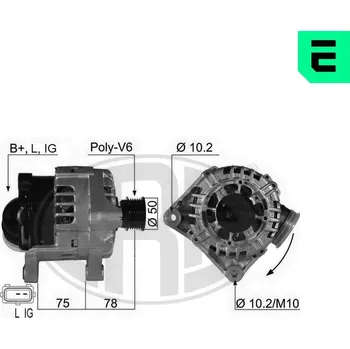 Alternátor Alternátor ERA 210464A