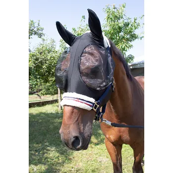 Koňská maska proti hmyzu Kentaur Maska proti hmyzu černá Cob