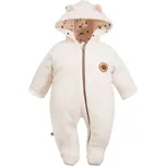 EEVI Kojenecký fleecový overal RUN&FUN ecru - 68