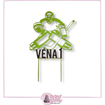 Hokejový brankář 2 - plastový zápich