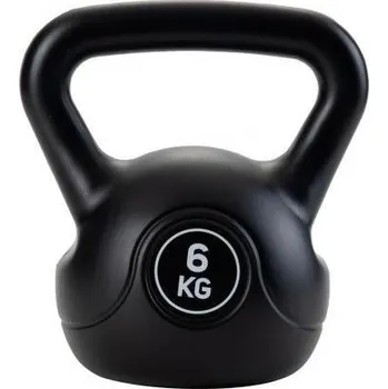 Činka Kettlebell P2I – plastová s cementovou náplní 6 kg