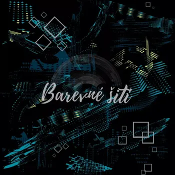 Sporty Abstraktní chaoz se šedými čtverečky (E) (Super sportovní úplet)