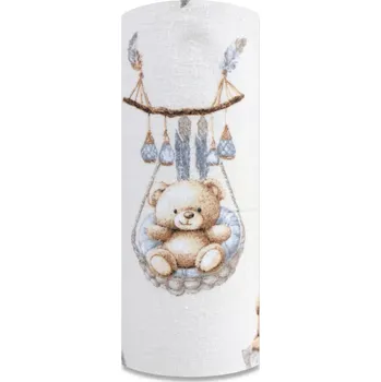 látková plena Ega Kids Flanelová plena - medvídek v košíku