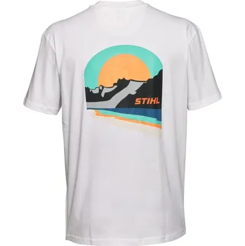 Pánské tričko STIHL Tričko SUNSET WHITE XXL