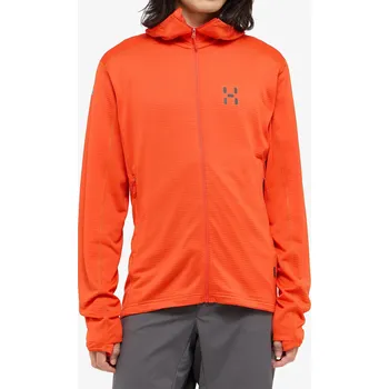 Pánská mikina Mikina s kapucí Haglofs L.I.M Mid Multi II Hood - habanero