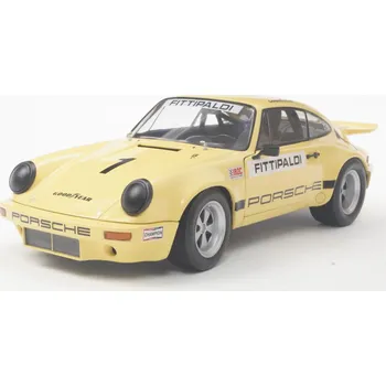 Hračka Solido Porsche 911 Iroc 1 Fittipaldi 1974 Model Žlutý