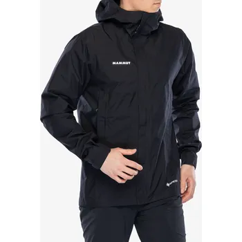 Pánská móda GORE TEX bunda Mammut Treeline Light HS Hooded Jacket - black