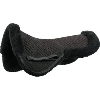 Podsedlová podložka HH s pravým beránkem, černá - Cob