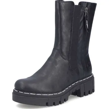 Dámské kozačky Dámská kotníková obuv RIEKER 74083-00 černá W5 43