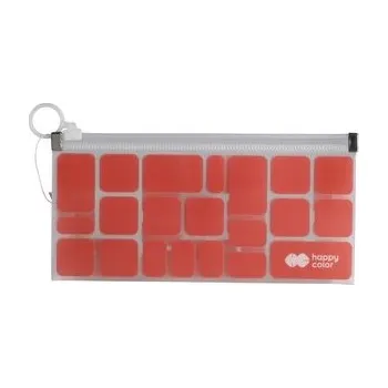 Set školních potřeb Teczka B6 PP z suwakiem Trend Coral HAPPY COLOR