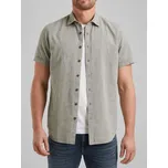 Pánská lněná košile PME LEGEND Shirt short sleeve ctn linen 2 tone 6149 velikost XL