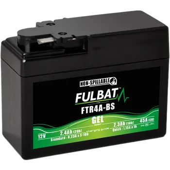 Motobaterie FULBAT Gelový akumulátor FTR4A-BS GEL