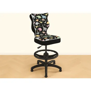 Entelo Dětská židle bez područek DINOSAUŘI k psacímu stolu Zvolte rozměr: dítě 133 - 159 cm (výška stolu 70 - 82 cm)