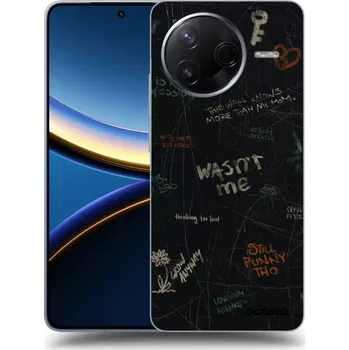 Pouzdro na mobilní telefon Picasee silikonový černý obal pro Xiaomi Poco F7 Pro 5G - CONFESSION