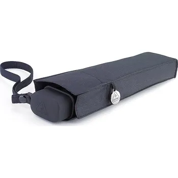 Deštník Fulton pánský plochý skládací deštník Miniflat 1 BLACK L339