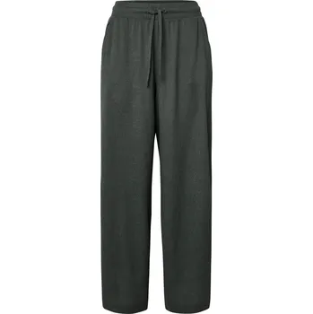 Dámské kalhoty 706180 - Tchibo - Navlékací kalhoty v mačkaném vzhledu - pro ženy - vel. 42 - barva: zelená