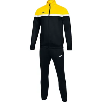 Moto kalhoty Sportovní souprava JOMA Danubio Tracksuit Black Yellow XS