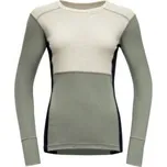 Devold Lauparen Merino 190 Shirt Women 010B RAW WHITE/FOG/INK béžová XS