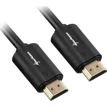 Video kabel Sharkoon cable HDMI (M) - HDMI (M) 10m černá (4044951018079)