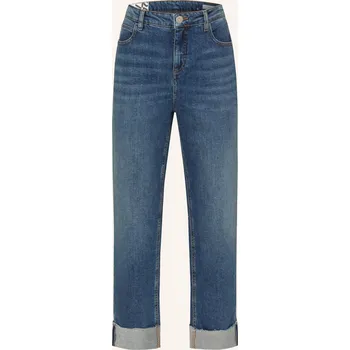 Dámské džíny Opus Dámské 7/8 Džíny Lani Turn Up, 70260 mid stone blue, 42