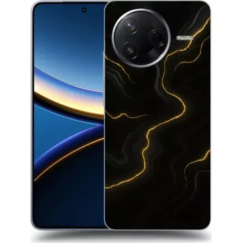 Pouzdro na mobilní telefon Picasee silikonový černý obal pro Xiaomi Poco F7 Pro 5G - Thunder