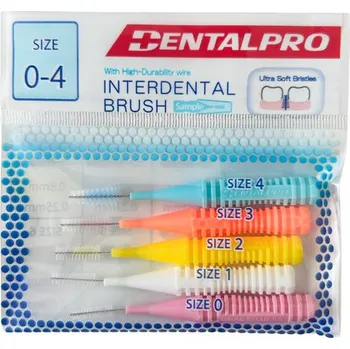 Zubní kartáček DentalPro I Shaped Mix mezizubní kartáček 5 ks