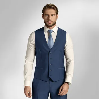Pánská móda Pánská vesta BANDI, model TAILORED NIBBIO Blu