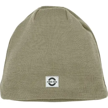 Čepice Mikk-Line Mikk - Line dětská dvouvrstvá vlněná čepice 91005 - Coriander Velikost: 122/128 MERINO VLNA
