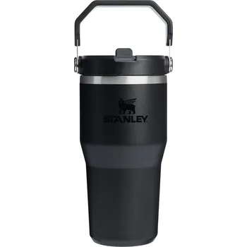 Láhev STANLEY Termoláhev s integrovanou slámkou The IceFlow™ Flip Straw 2.0 Tumbler 600 ml/20oz Black 2.0