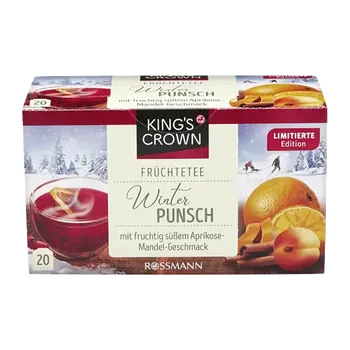 Čaj King's Crown Ovocný čaj meruňka a mandle 45 g