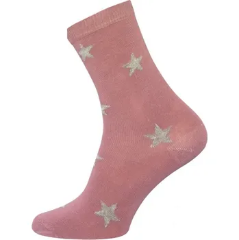 Dámské ponožky Dámské ponožky NOVIA | Lurex S07 růžové 3 páry