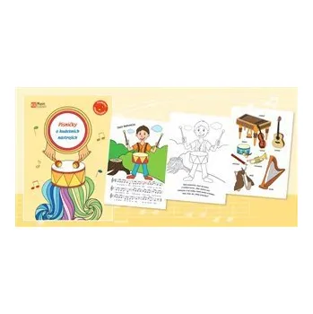 Hudební omalovánky – Písničky o hudebních nástrojích, 2. vydání - Eva Šašinková