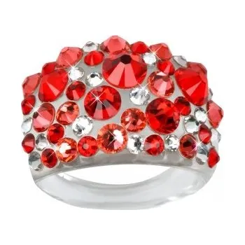 Prsten Prsten LEVIEN BY SWAROVSKI Bubble LIGHT SIAM RBB56LSI