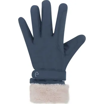 Jezdecké rukavice EQUITHÈME Rukavice jezdecké Valois Equithème, zimní, navy S