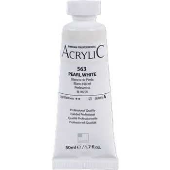 Vodová barva ShinHan Akrylová barva 50 ml Pearl white 563