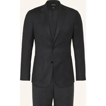 Pánské sako Zegna Pánský Oblek Extra Slim Fit, 741 grey flanell, 56