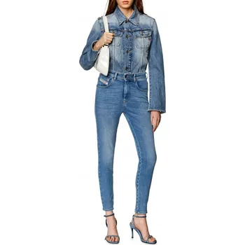 Dámské džíny DŽÍNY DIESEL 1984 SLANDY-HIGH TROUSERS BLUE