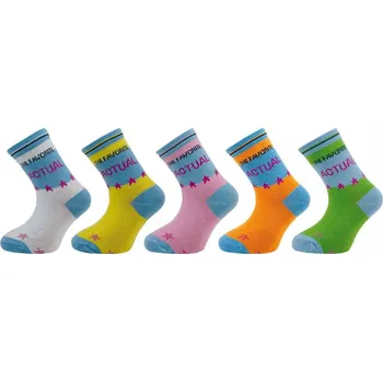 Dětské ponožky NOVIA | vzor actual 1543 - balení 5 párů 22-23