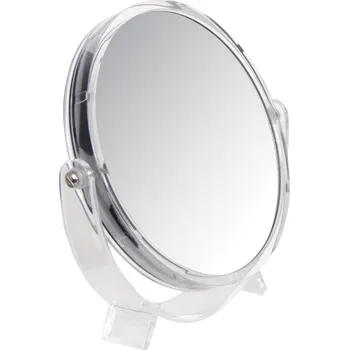 MSV kosmetické zvětšovací zrcátko FIRENZE, čirý plast, 17 cm