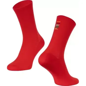 Pánské ponožky Force Colour ponožky červená vel. L-XL (EU 42-46)