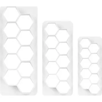 Vykrajovátko Geometrickké vykrajovátko 3ks hexagon - PME