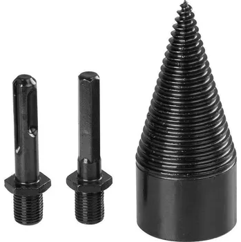 Štípací klín Štípací trn - kužel na dřevo 42mm, 2x adaptér