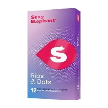 Kondom Sexy Elephant Kondomy s vroubky 12 ks
