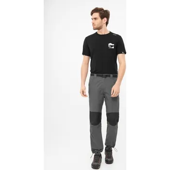 Pánské kalhoty Pánské sportovní kalhoty Viking Globtroter šedá/černá L