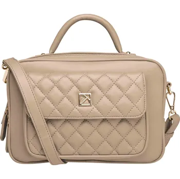 Kabelka Dámská kabelka Piccadilly Bowling Bag nude hnědá