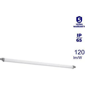 Kanlux TP SLIM TW 40W 120cm LED lineární svítidlo IP65 prachotěsné průmyslové voděodolné světlo 4000K průběžné 38942 38942